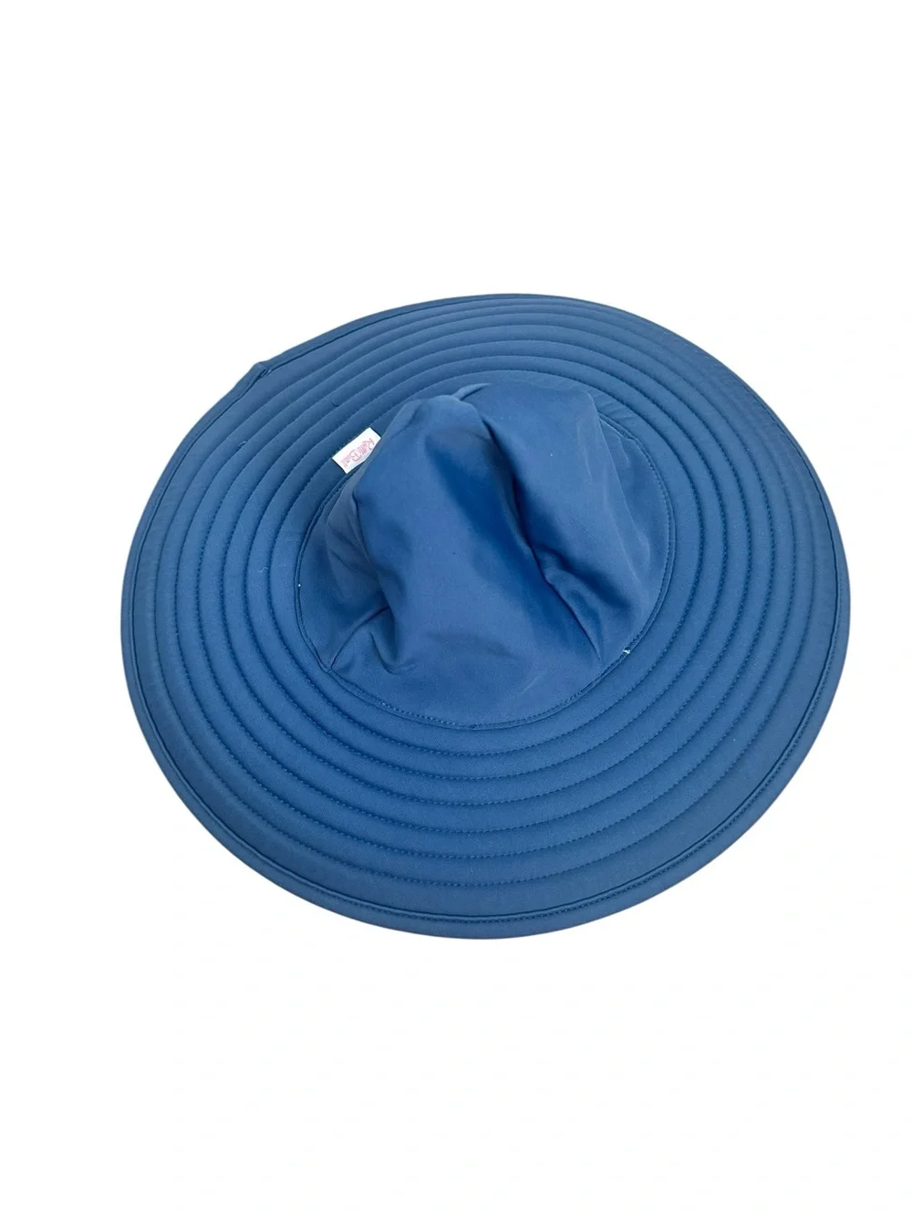 Kids Blue Wide Brim Sun Hat